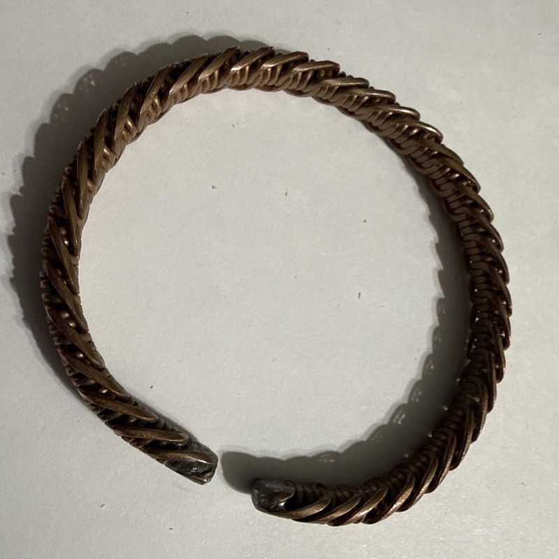 Twisted Design Copper Bracelet Unisex New Adjustable gallery