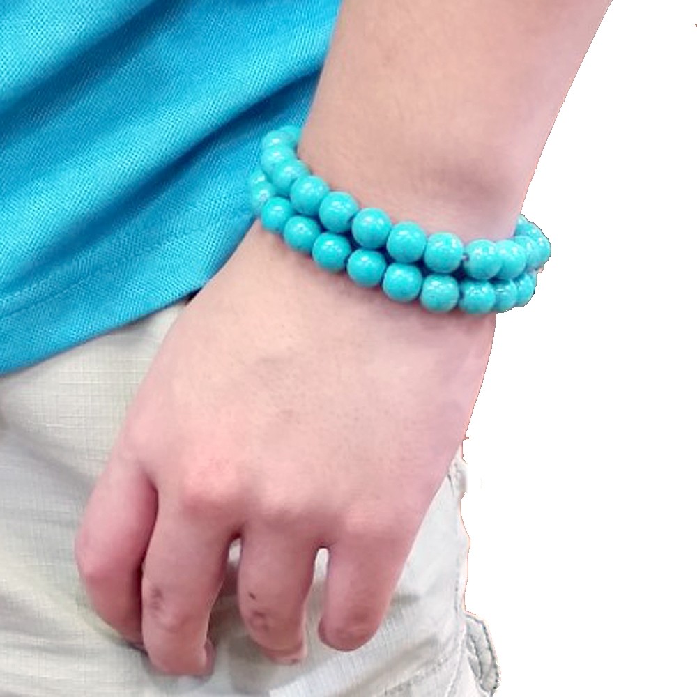 12mm Handmade Round Beaded Stretch Balance Bracelet 6.5-9" Healing Gemstone Gift gallery