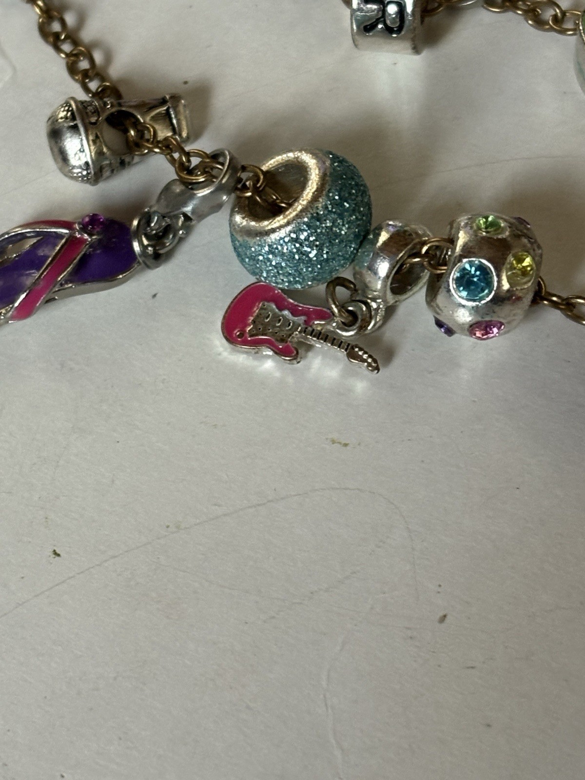 Multicolor Adjustable Charm Bracelet Enamel Metal Fun Food Summer Dangle Charms gallery