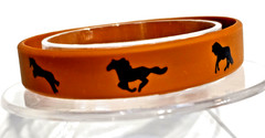 Silicone Rubber Bracelet Wristband Unisex ALL Ages ~ HORSES in 6 Colors