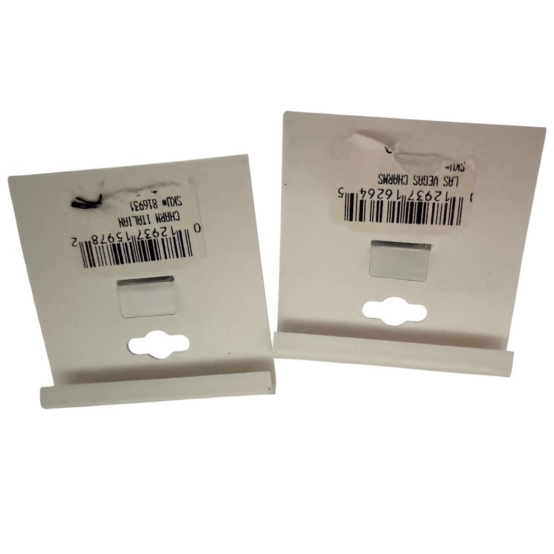 Unbranded Italian Charm Links Unisex OS Silver New M&M DlinQ 2pc Set 9mm gallery