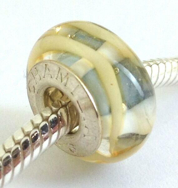 Chamilia Basket Weave Murano Glass Charm OB-190 New