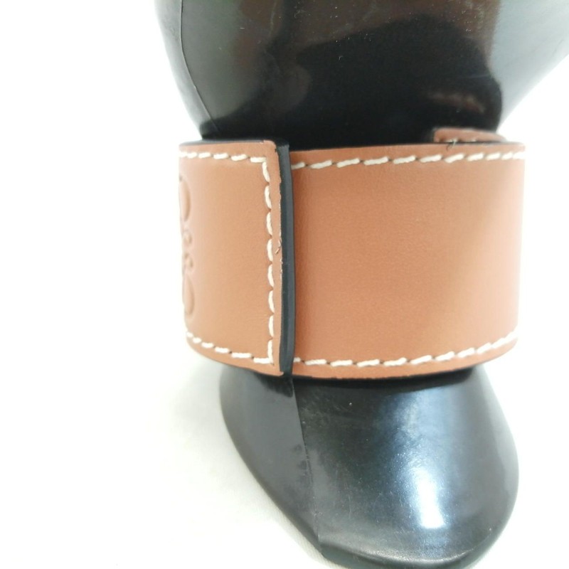 LOEWE Slap Bracelet Brown Used gallery