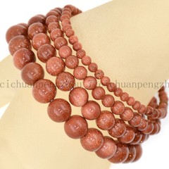 Handmade Natural 6/8/10/12mm Multicolor Gems Round Beads Elastic Bracelet 7.5”