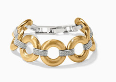Brighton Meridian Geo Round Link Bracelet Style JF0216 MSRP: $198 NWT