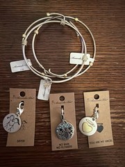 Amanda Blu Jewelry 3 Bracelets 3 Pendants New Charms Silver And Gold Tone