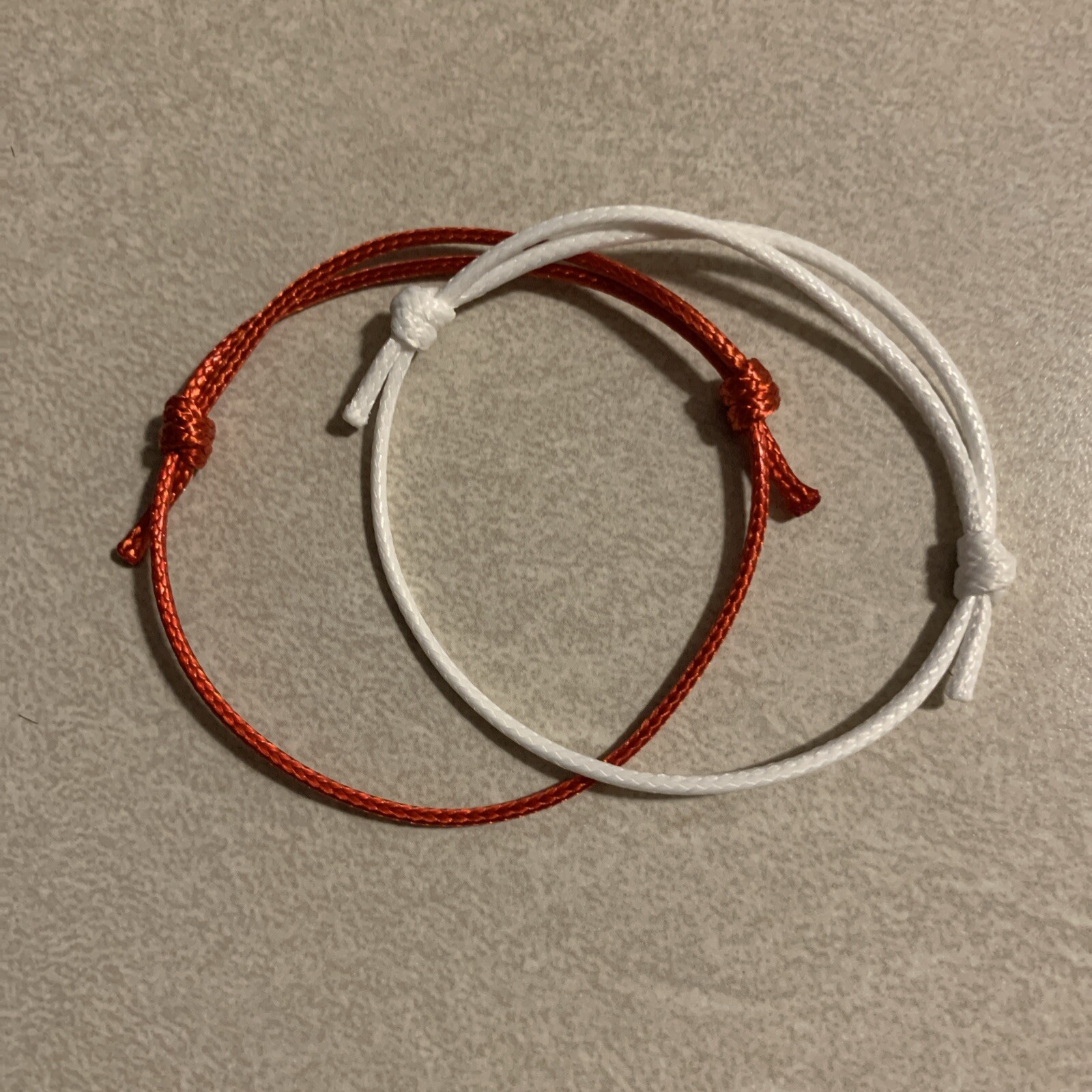 String Bracelet Summer Beach Cord Surfer. *free shipping* Red, White gallery