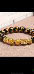 Pulsera De Cuentas Tibetanas De Pixiu Consagradas Para La Atracción Del Dinero