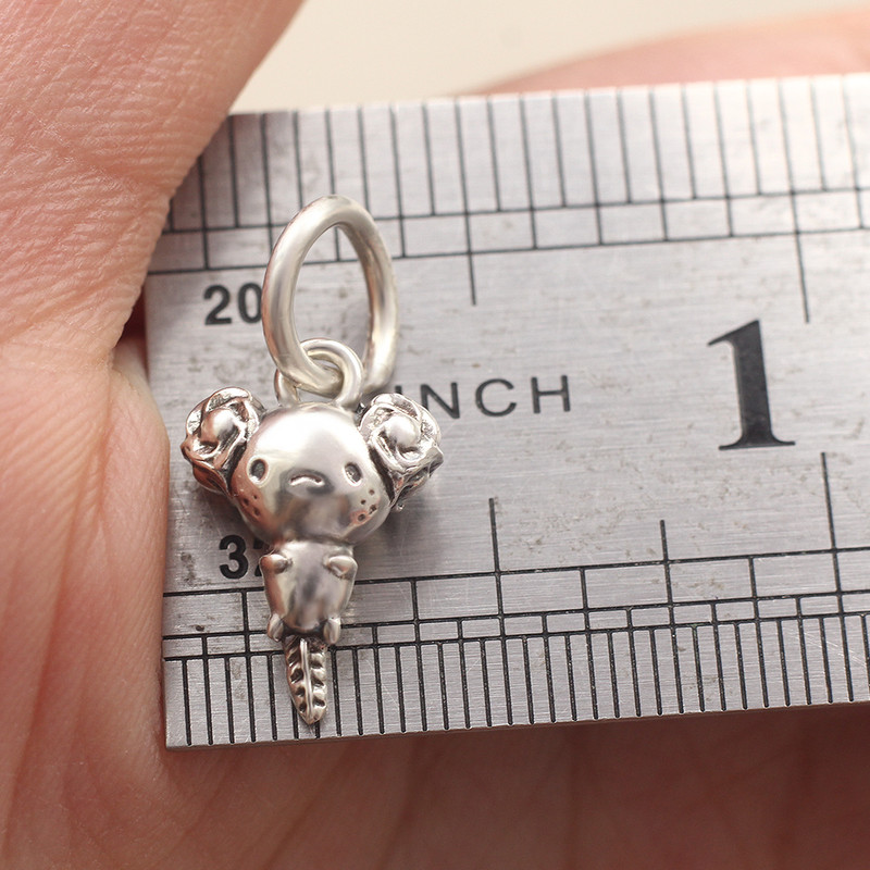 Solid 3D 925 Sterling Silver Mexican Axolotl Fish Charm Pendant For Women Girl gallery
