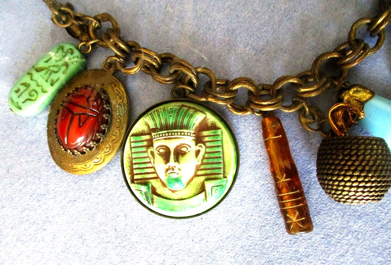VINTAGE 2004 "GOLDEN AGE OF PHARAOHS" BRACELET BY SWEET ROMANCE - LOS ANGELES gallery