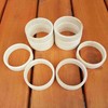 Wooden Flat Bangles, Set of 10, Height 2 cm, - Decoupage / Unpainted gallery