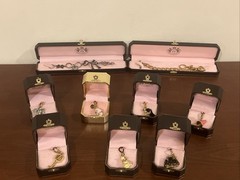 Lot Of 2 Juicy Couture Bracelets & 7 Charms