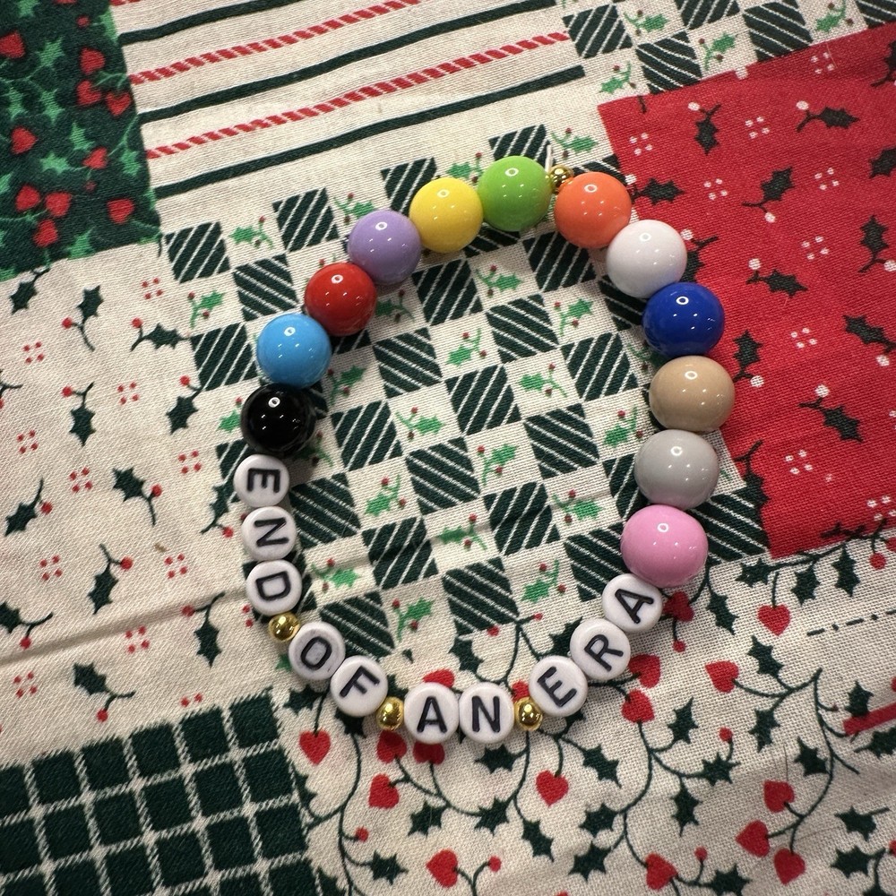 Taylor Swift Friendship Bracelet End Of An Era Colorful Large Beads Gift Swiftie