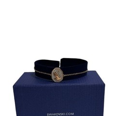 Swarovski Signum bracelet Swan, White, Rose gold-tone plated