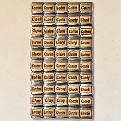 50 Pieces ITALIAN CHARMS 9 MM lot #328 Wholesale New Old Stock NOS Photo Charms