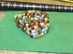 Stretch Bracelet Multi-Color Chunky Statement, 7″ Costume Jewelry
