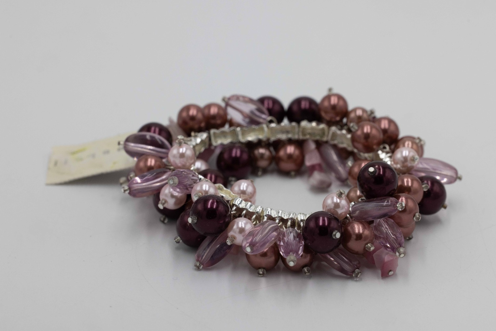 Beaded Pink Statement Bracelet M. Haskell NWT gallery