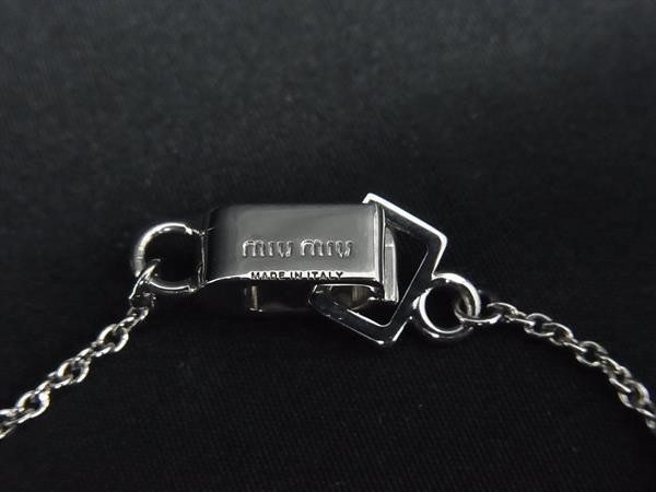 Miu Miu 5JB297 Rhinestone Bracelet Silver FS2608 gallery