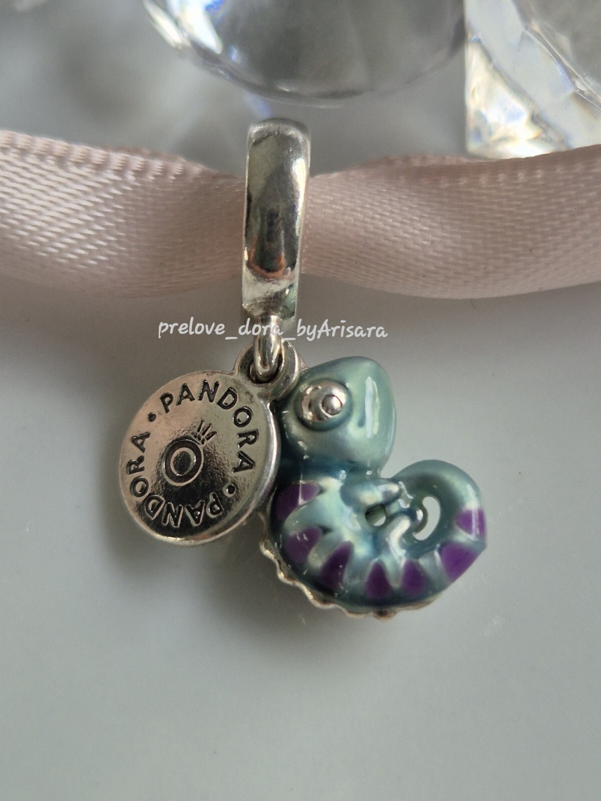 Authentic Pandora Color-changing Chameleon Dangle Charm gallery