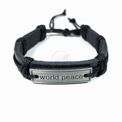 World Peace Bracelet Irie Reggae Jamaica Hawaii Hippie Hobo Vibes Adjustable1SZ