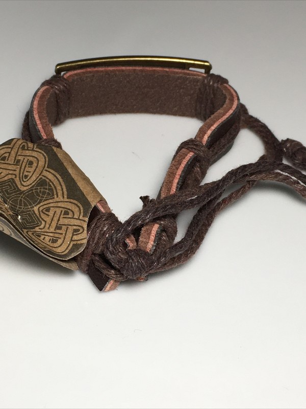 LEATHER BRACELET SCORPION WRAP BRAIDED WRISTBAND ADJUSTABLE BANGLE JEWELRY gallery