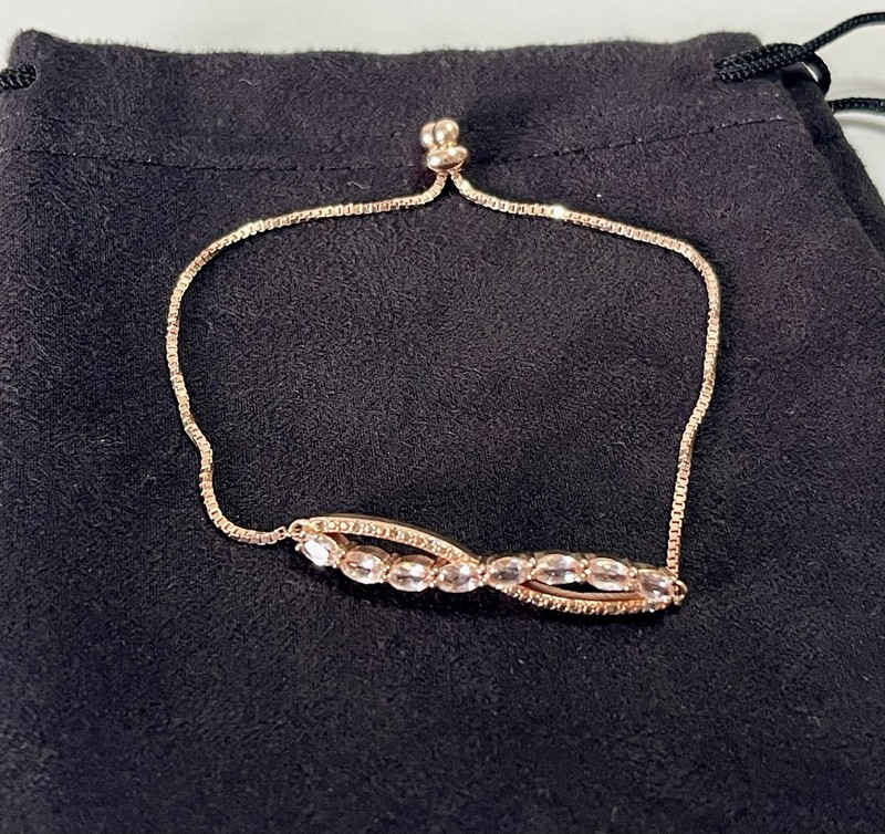 Rose Gold Infinity Bracelet gallery