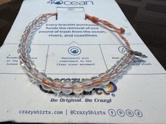 New 4ocean x Crazy Shirts CoralReef Beaded Bracelet (Exclusive Edition)