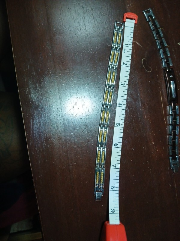 Lot Of 5 8in Bracelets Stainless Steel. gallery