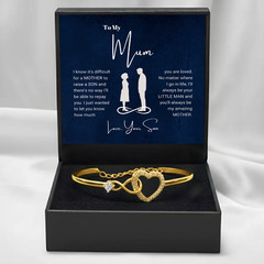 to my mum Infinity bracelet gift for Birthday Christmas Mother’s Day Gift
