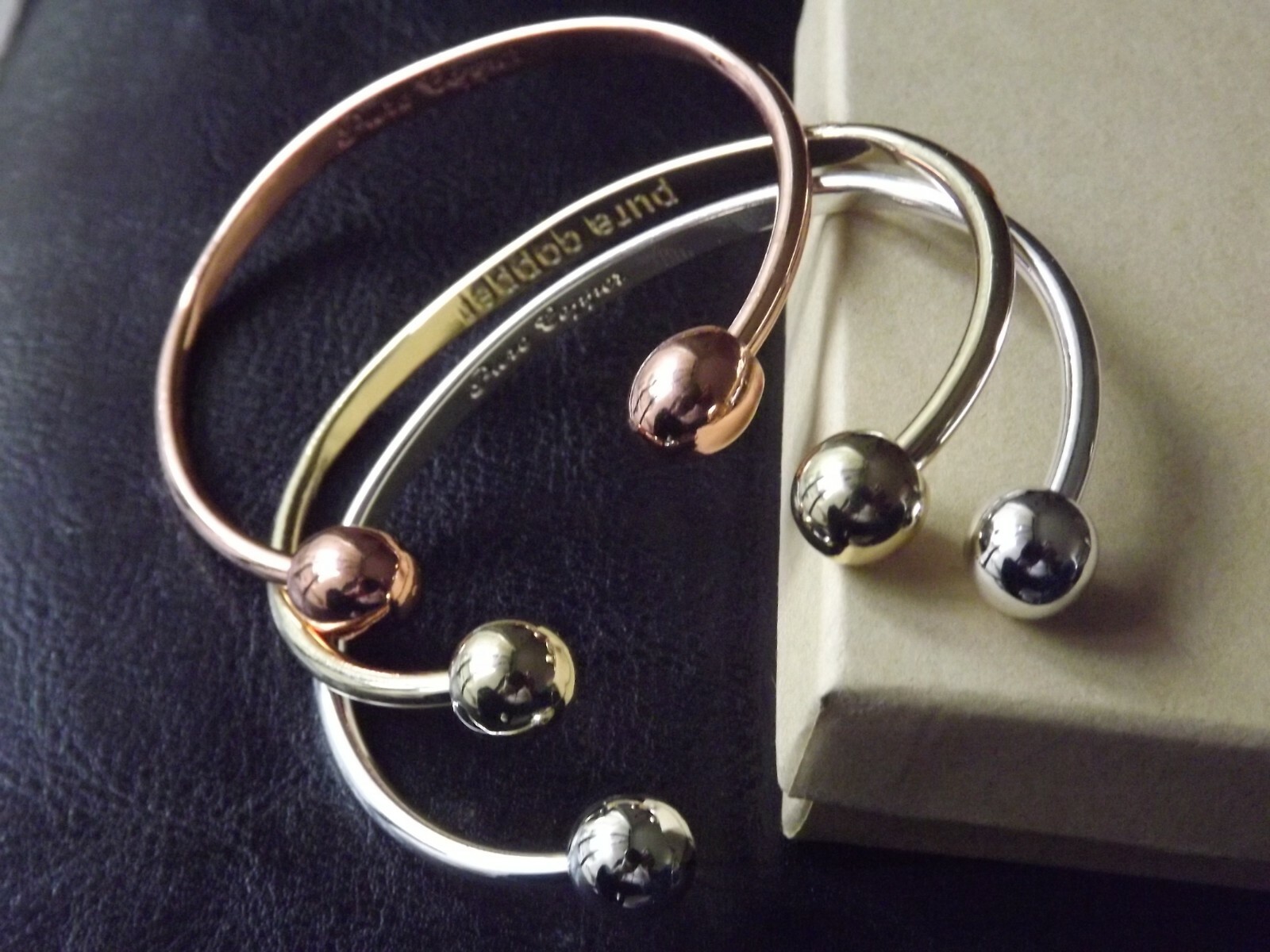 Pure Copper Magnetic Traditional Ball Bracelet Copper Arthritis Pain Energy Cuff gallery