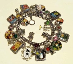 Classic Nancy Drew Mystery Book Retro Style Charm Bracelet