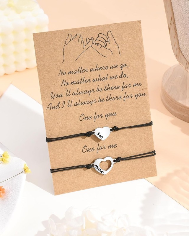 High-Quality Adjustable Heart Bracelets for Moms and Sons - Precious Connection gallery