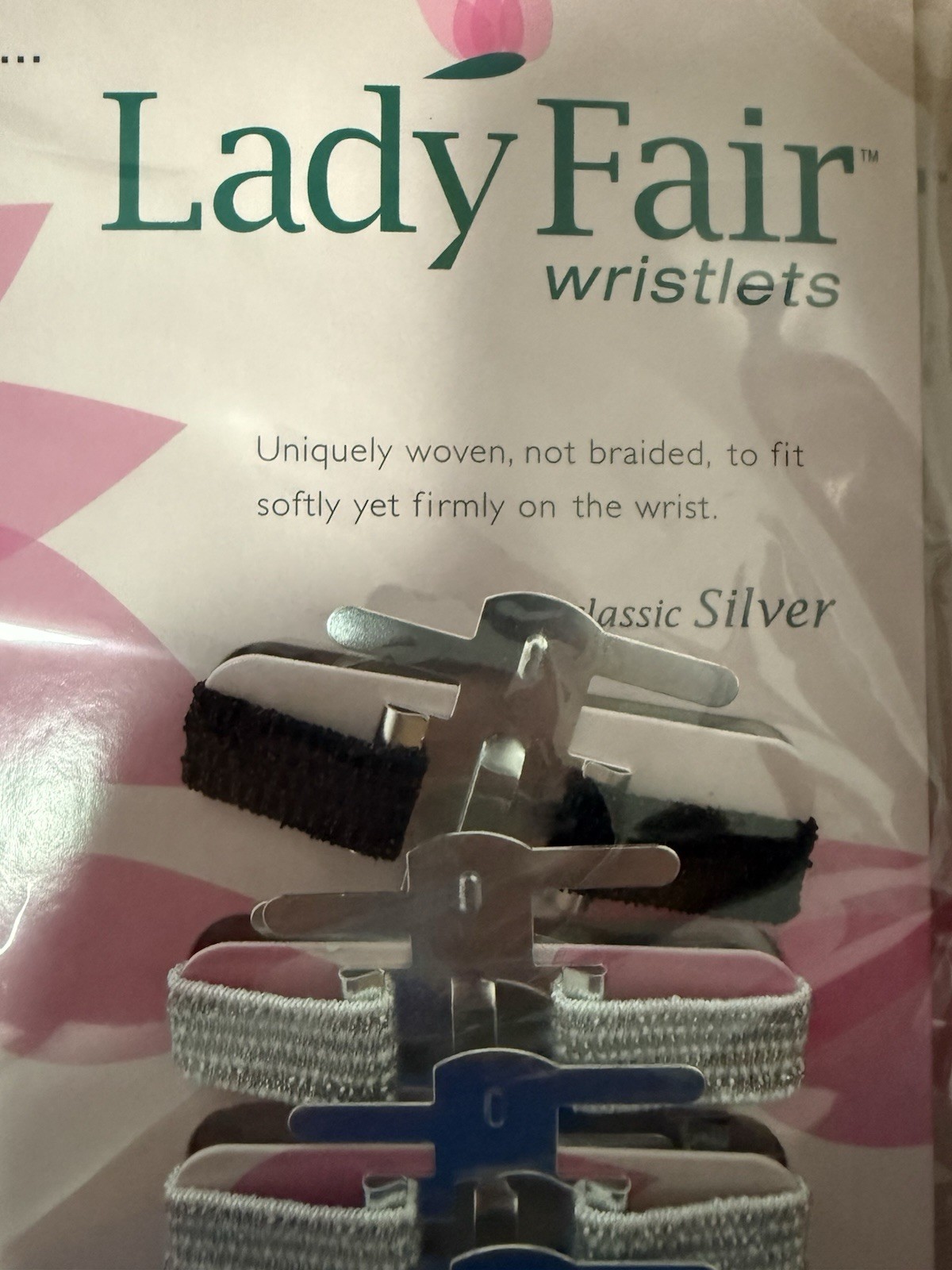 Lady Fair Wristlet Corsage Clips Wrist Bracelets Silver Bands NEW Set of 20 gallery