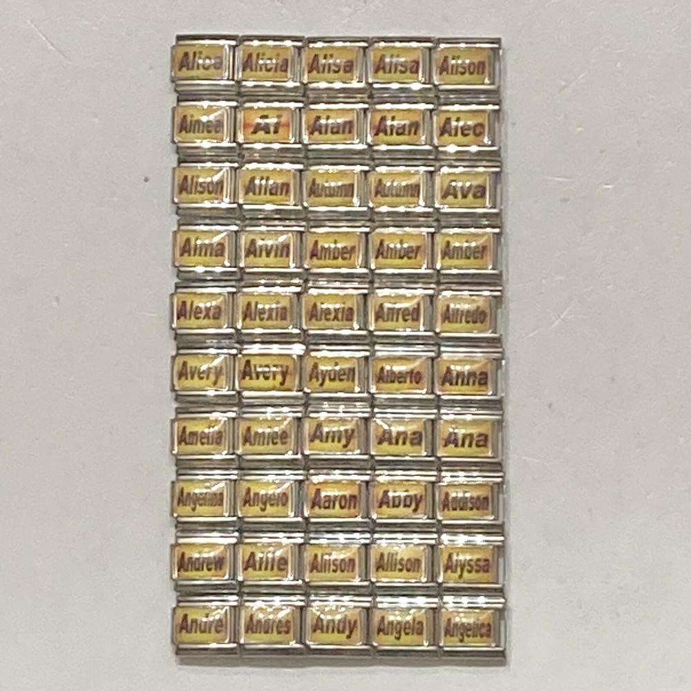 50 Pieces ITALIAN CHARMS 9 MM lot #259 Wholesale New Old Stock NOS Photo Charms