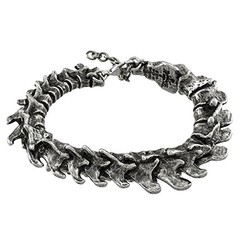 Vertebrae Style Bracelet – Alchemy Gothic Pewter Bone Jewelry