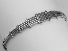 925 Sterling Silver Link Bracelet Platinum Rhodium Finish 7.25″ NEW P
