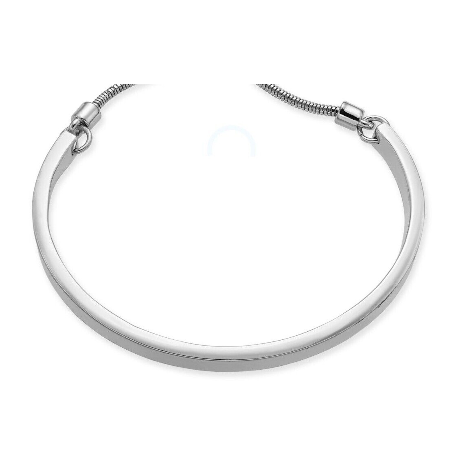 Alfani Silver Tone Bracelet Bar Slider Fashion Stylish Chic Minimal Elegant NWT gallery
