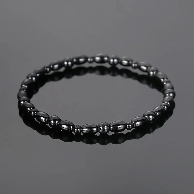 2Pcs Magnetic Weight Loss Effective Anklet Bracelet Black Gallstone Slimming Sti gallery