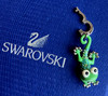 Swarovski Crystal "Green Gecko" Charm #1185925 - 1" - Silver Rhodium - Mint gallery