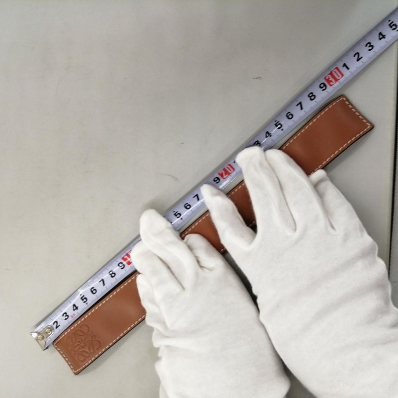 LOEWE Slap Bracelet Brown Used gallery