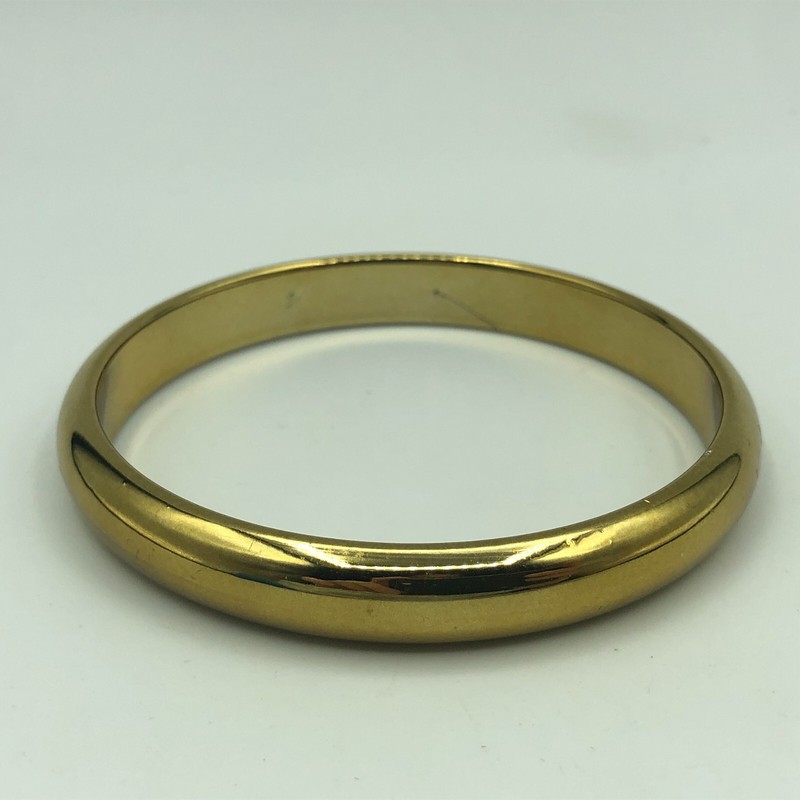 STATEMENT Gold Tone Shiny Plastic Bangle Stacking Retro Christmas Party Disco gallery