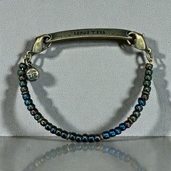 Lenny & Eva Peacock Rainbow Colors Beaded Bracelet