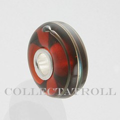 Authentic Trollbeads Brown Golden Thread Bead Trollbead 61394 TGLBE-10259