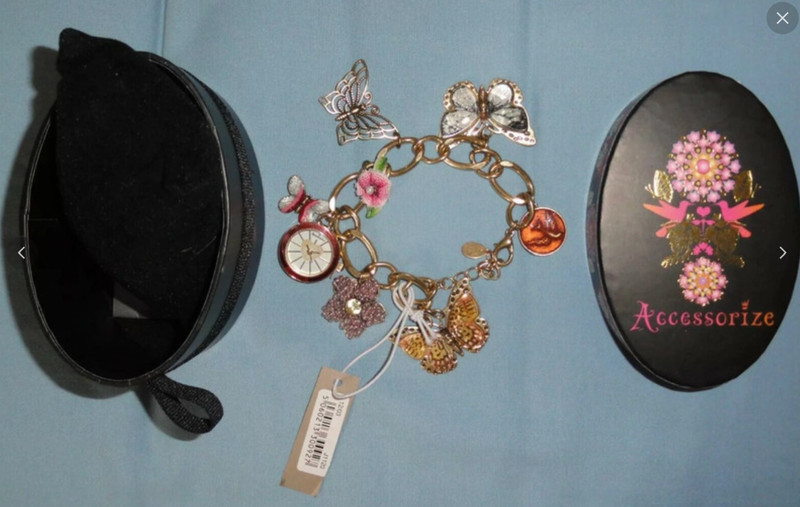 New Rare Accessorize Watch Bracelet Charms Jewellery Box Gift gallery