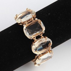 Banana Republic Majestic Jewels Statement Line Bracelet Light Clear Yellow