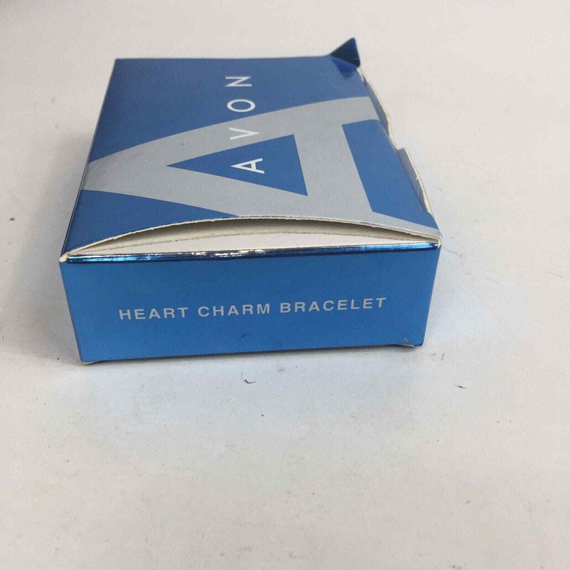 Avon 2007 Heart Charm Bracelet Beaded Silver Tone 3 Bracelets gallery