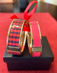 Avon Joyful Beautiful Bangle Set of 2 NEW in Box 2017 Christmas Gift VINTAGE