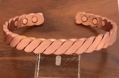 Pure Copper Magnetic Bangle Bracelet Arthritis Pain Relief Energy Cuff Twist