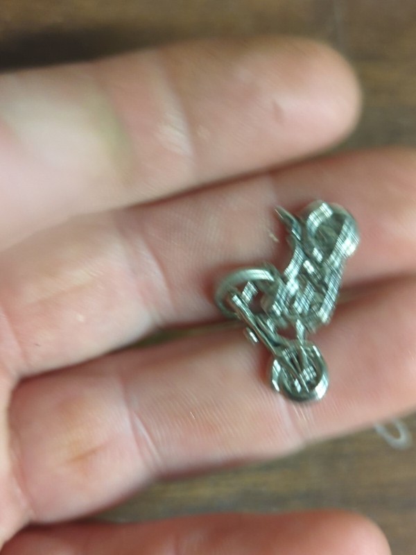 Base Metal Motorcycle Charm 1 In By 1/2 In High gallery