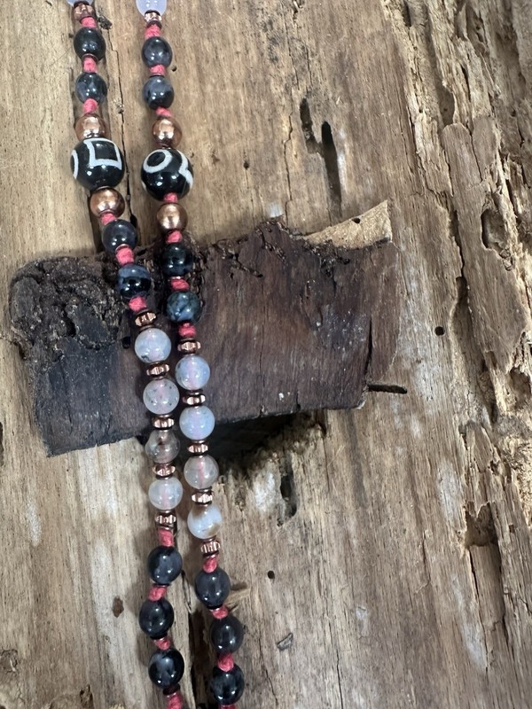 108 Bead Prayer Mala: Traditional Knotted~KwanYin Dzi Bead~Mind~Body~Spirit~Yoga gallery